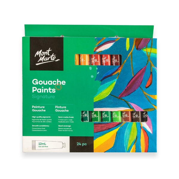 Picture of Mont Marte Gouache Paints - Set of 24 (12ml)