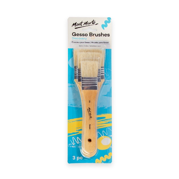 Picture of Mont Marte Gesso Brushes - Set of 3
