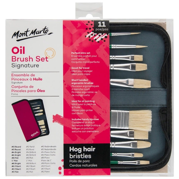 Picture of Mont Marte Oil Brush - Set of 11