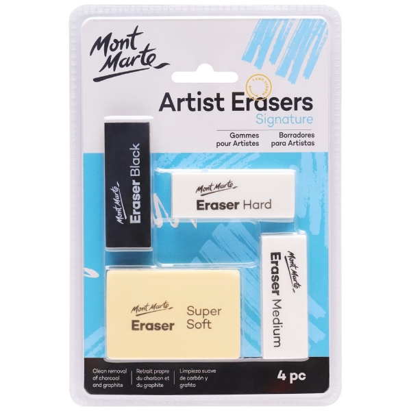 Picture of Mont Marte Artists Eraser - Pack of 4