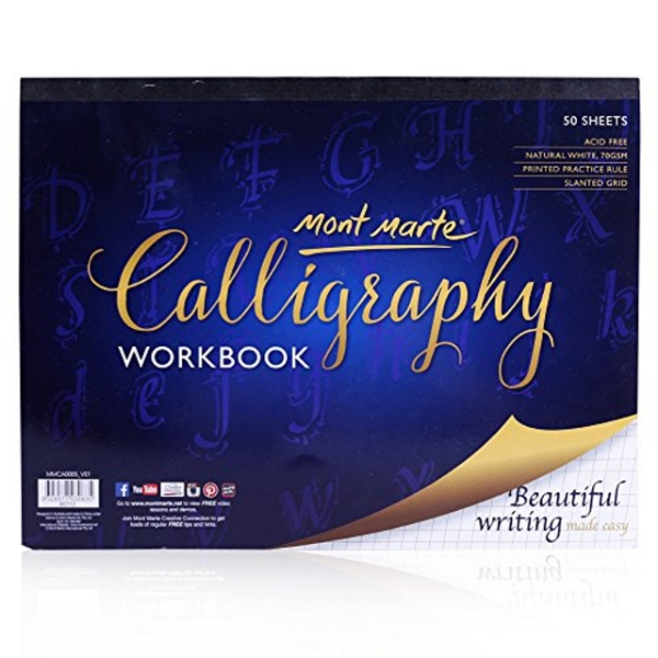 Picture of Mont Marte Calligraphy Workbook  - A4 70gsm (50 sheets)