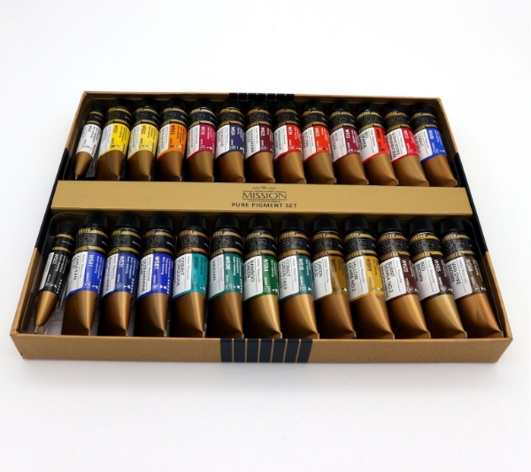 Picture of Mijello Mission Gold Pure Pigment Watercolour - Set of 24 (15ml)