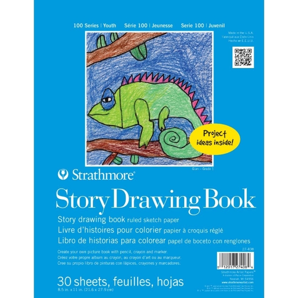 Picture of Strathmore 100 Series Youth Story Drawing Book - Spiral - 8.5x11" (30 Sheets)