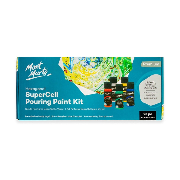 Picture of Mont Marte Supercell Pouring Paint Kit