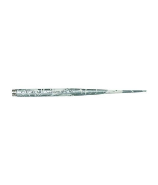 Picture of Cretacolor Calligraphy Nib Holder - Marble Effect (White & Silver)