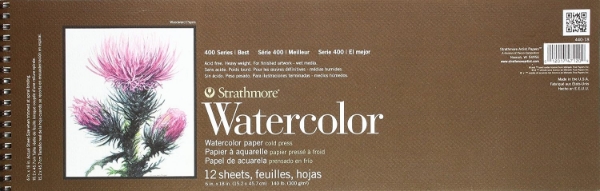 Picture of STRATHMORE WATERCOLOR PAD 300GSM 6X18INCH 440-18