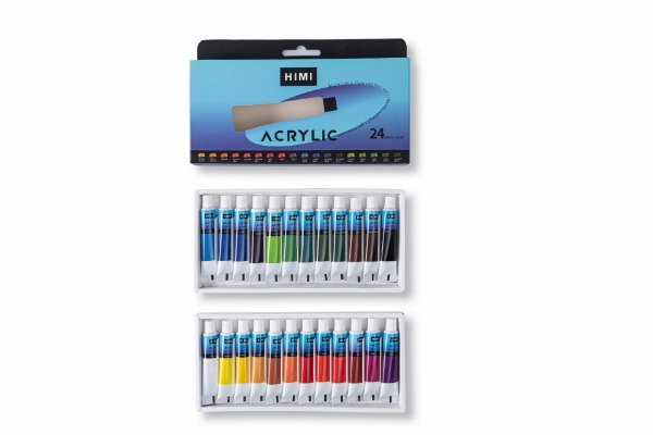 Picture of Himi Miya Acrylic Paint - Set of 24 (12ml)