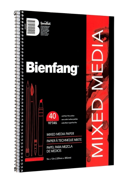 Picture of Speedball Bienfang Mixed Media Pad - 146gsm White (40 Sheets)