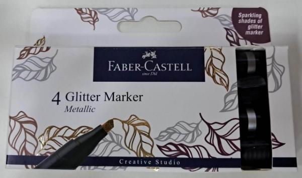 Picture of Faber Castell Glitter Marker - Set of 4