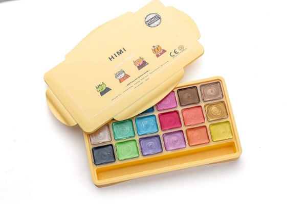 MIYA Himi Gouache Paint Set – 112 Vibrant Colors, Twin Cup Design, Portable & Non-Toxic For Artists | Philippines