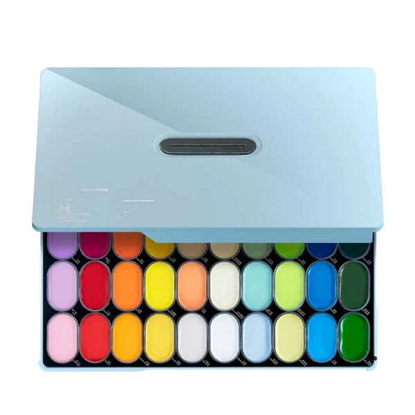 Picture of Himi Miya Gouache Paint Set - 43 x 80ml + 40ml (Blue)