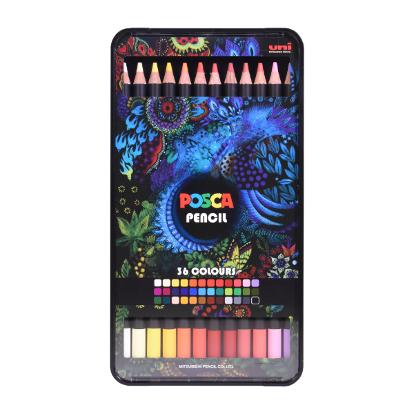 Picture of Uniball Posca Colour Pencil - Set of 36