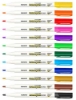 Picture of Mungyo Name Pen Permanent Fine Marker - Set of 12
