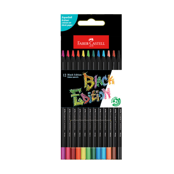 Picture of Faber Castell Black Edition Colour Pencil - Set of 12