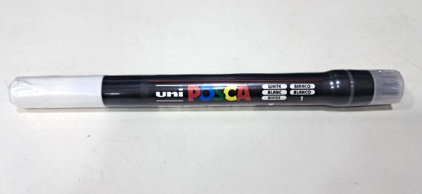 Picture of Uni Posca Brush Tip Paint Marker - White (PCF-350)