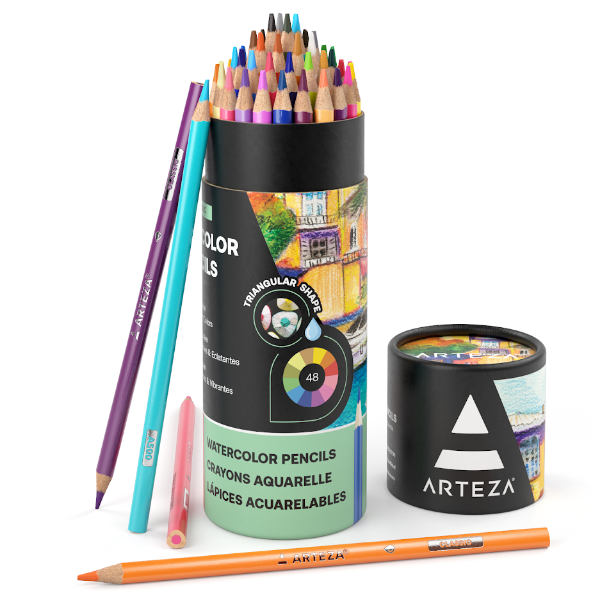 Picture of Arteza Watercolour Pencils - Set of 48