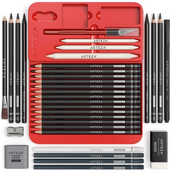 Picture of Arteza Professional Drawing Set - 33 Pieces