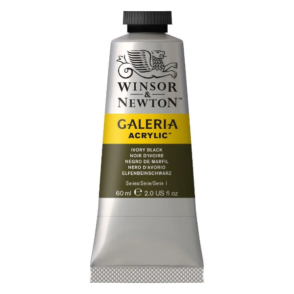 Picture of Winsor & Newton Galeria Acrylic Colour - Ivory Black