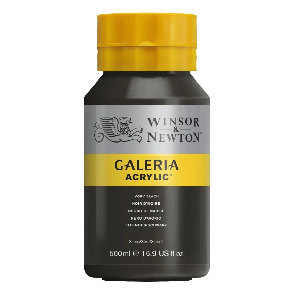 Picture of Winsor & Newton Galeria Acrylic Colour - Ivory Black
