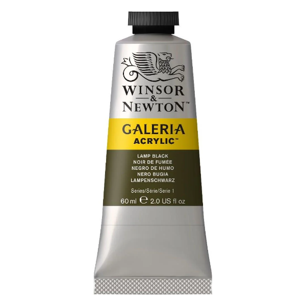 Picture of Winsor & Newton Galeria Acrylic Colour - Lamp Black