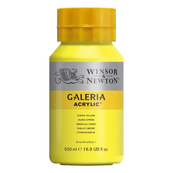 Picture of Winsor & Newton Galeria Acrylic Colour - Lemon Yellow