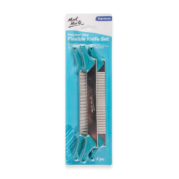 Picture of Mont Marte Polymer Clay Flexible Knife Set - 3 Pieces