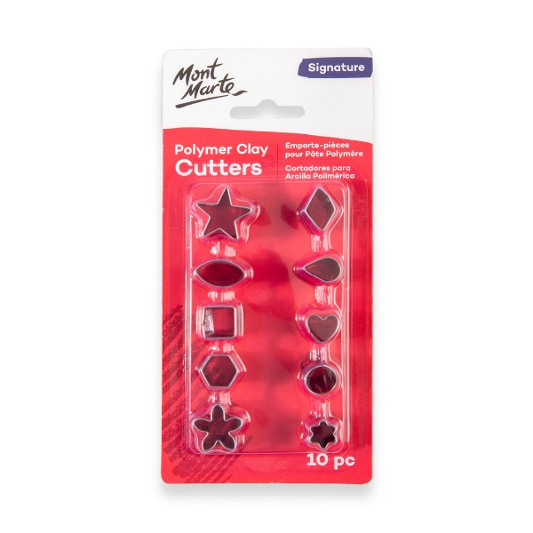 Picture of Mont Marte Polymer Clay Cutters Set - 10 Pieces