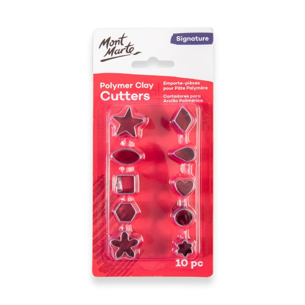Picture of Mont Marte Polymer Clay Cutters Set - 10 Pieces