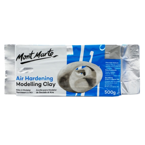 Picture of Mont Marte Air Hardening Modelling Clay - Grey (500g)
