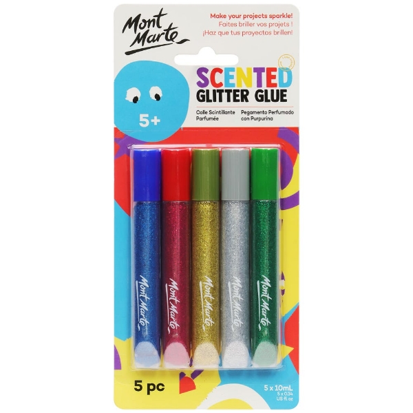 Picture of Mont Marte Scented Glitter Glue Set - 5 Pieces