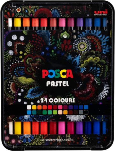 Picture of Uniball Posca Pastels - Set of 24 Colours