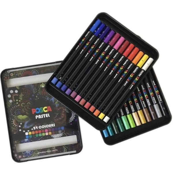 Picture of Uniball Posca Pastels - Set of 24 Colours