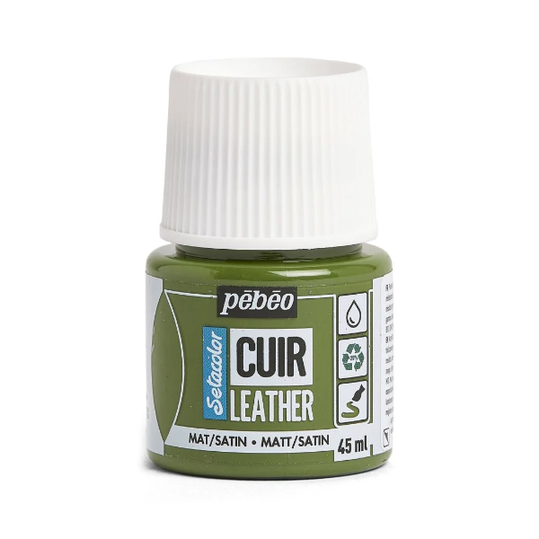 Picture of Pebeo Sc Leather Paint - Khaki Green-617 (45ml)