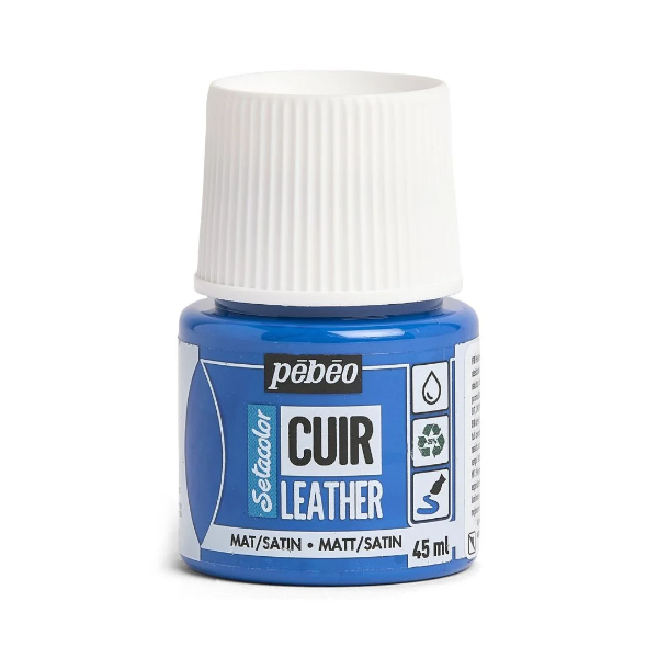 Picture of Pebeo Sc Leather Paint - Ocean Blue-611 (45ml)