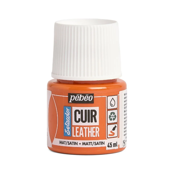 Picture of Pebeo Sc Leather Paint - Orange-604 (45ml)