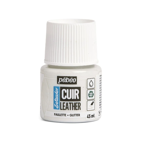 Picture of Pebeo Setacolor Leather Paint - Glitter Iridescent-638 (45ml)