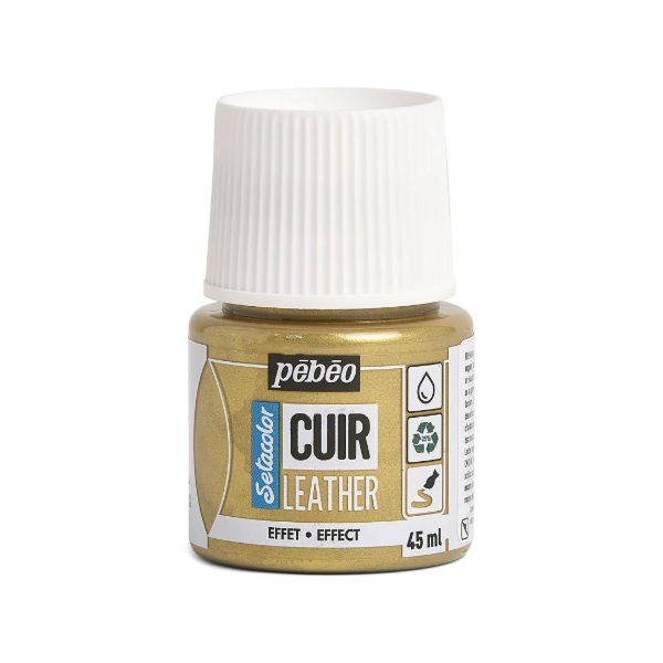 Picture of Pebeo Sc Leather Paint - Metal Gold-633 (45ml)