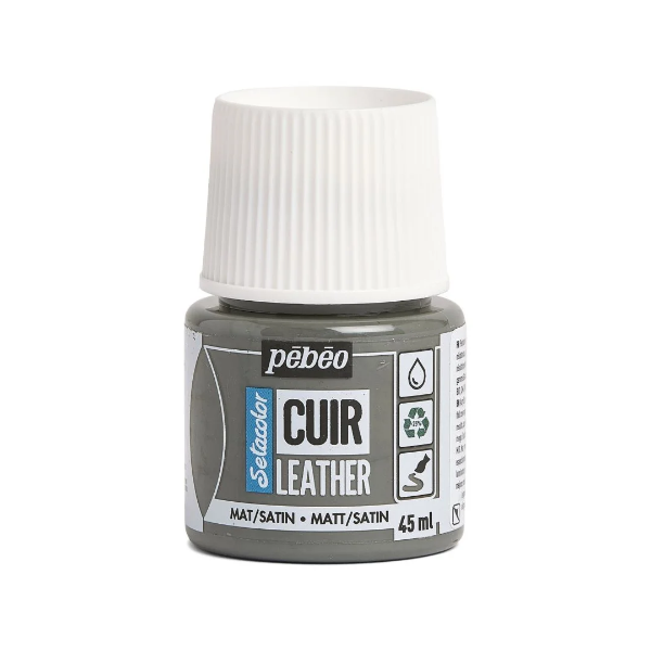 Picture of Pebeo Setacolor Leather Paint - Concrete Grey-622 (45ml)