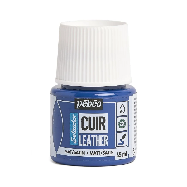 Picture of Pebeo Setacolor Leather Paint - Ultramarine Blue-612 (45ml)