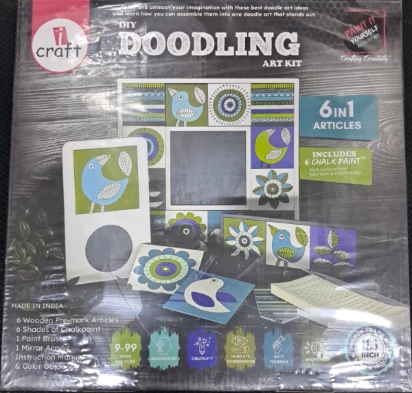 Picture of I Craft DIY Doodling Art Kit - 6 Articles