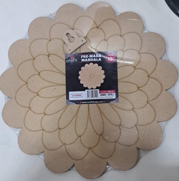 Picture of I Craft Pre-Mark Mandala - Size 12"