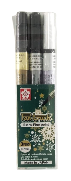 Picture of Sakura Pen Touch Extra-Fine Point Marker - Set of 3