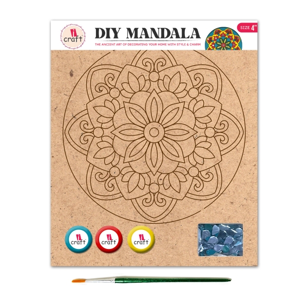 Picture of i Craft DIY Mandala Art - 4"