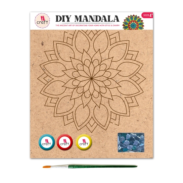 Picture of i Craft DIY Mandala Art - 4"