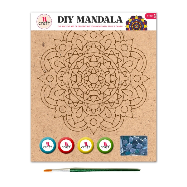 Picture of i Craft DIY Mandala Art Kit - 6"