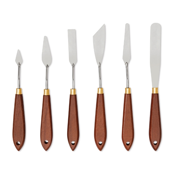 Picture of Liquitex Basics Metal Painting Knives Set of 6 