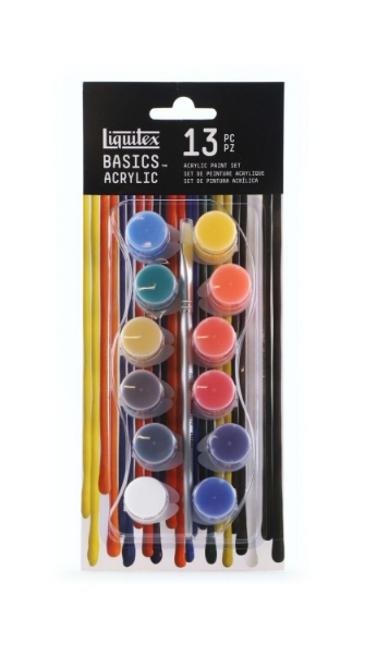 Picture of Liquitex Basics Acrylic Colour Set 12x4ml 