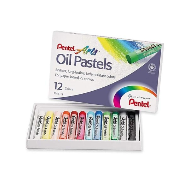 Picture of Pentel Oil Pastel 12 Colors