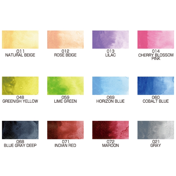 Picture of Kuretake Gansai Tambi Pastel  Water Colours Set Of 12