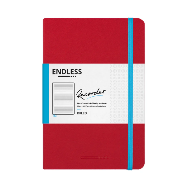 Picture of Endless Recorder Notebook Crimson Sky-A5  